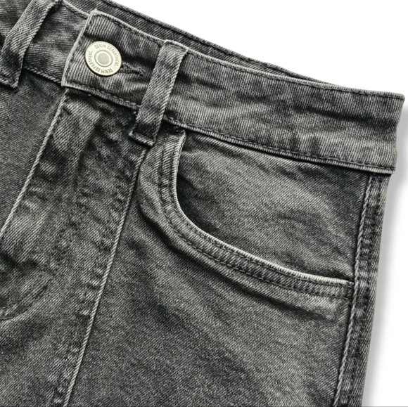 Anko 6 Black Wash Denim Mini Skirt - Picture 3 of 9